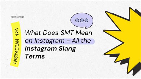 what does smt mean on instagram|smt slang.